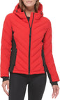 Calvin Klein Women's Scuba Side Panel and Sleeve Detail Adjustable Hood Zip Pocketspuffer