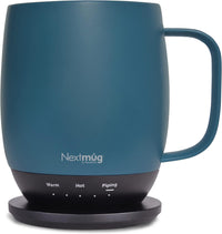 Nextmug - Temperature-Controlled, Self-Heating Coffee Mug (Black - 14 oz.)