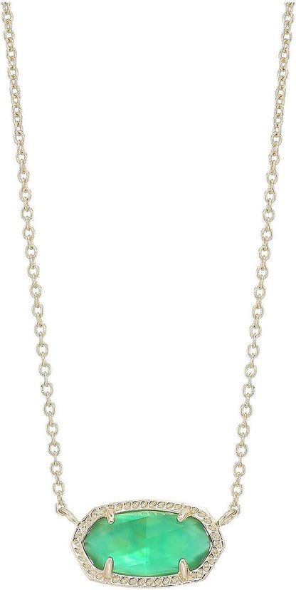 Kendra Scott Elisa Pendant Necklace for Women, Fashion Jewelry, 14k Gold-Plated
