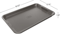 Ninja B30017 Foodi NeverStick Premium 11 inch x 17 inch Baking Sheet, Nonstick, Oven Safe up to 500⁰F, Dishwasher Safe, Grey