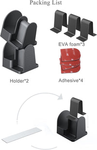 Eyeglass Holder Stand Glasses Wall mount sunglass storage organizer Compatible with Car Sunglass Holder (2Pack)