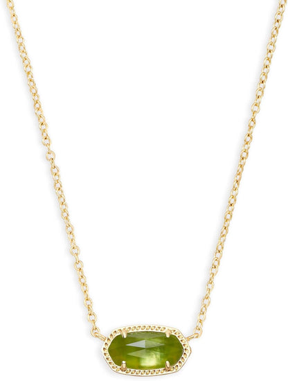 Kendra Scott Elisa Pendant Necklace for Women, Fashion Jewelry, 14k Gold-Plated