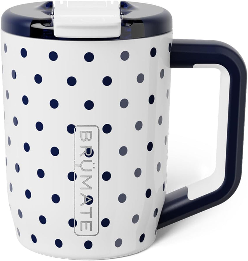 BrüMate Müv - 15oz 100% Leak Proof Insulated Coffee Mug with Handle & Lid - Stainless Steel Coffee Travel Mug - Double Walled Coffee Cup (Sage)