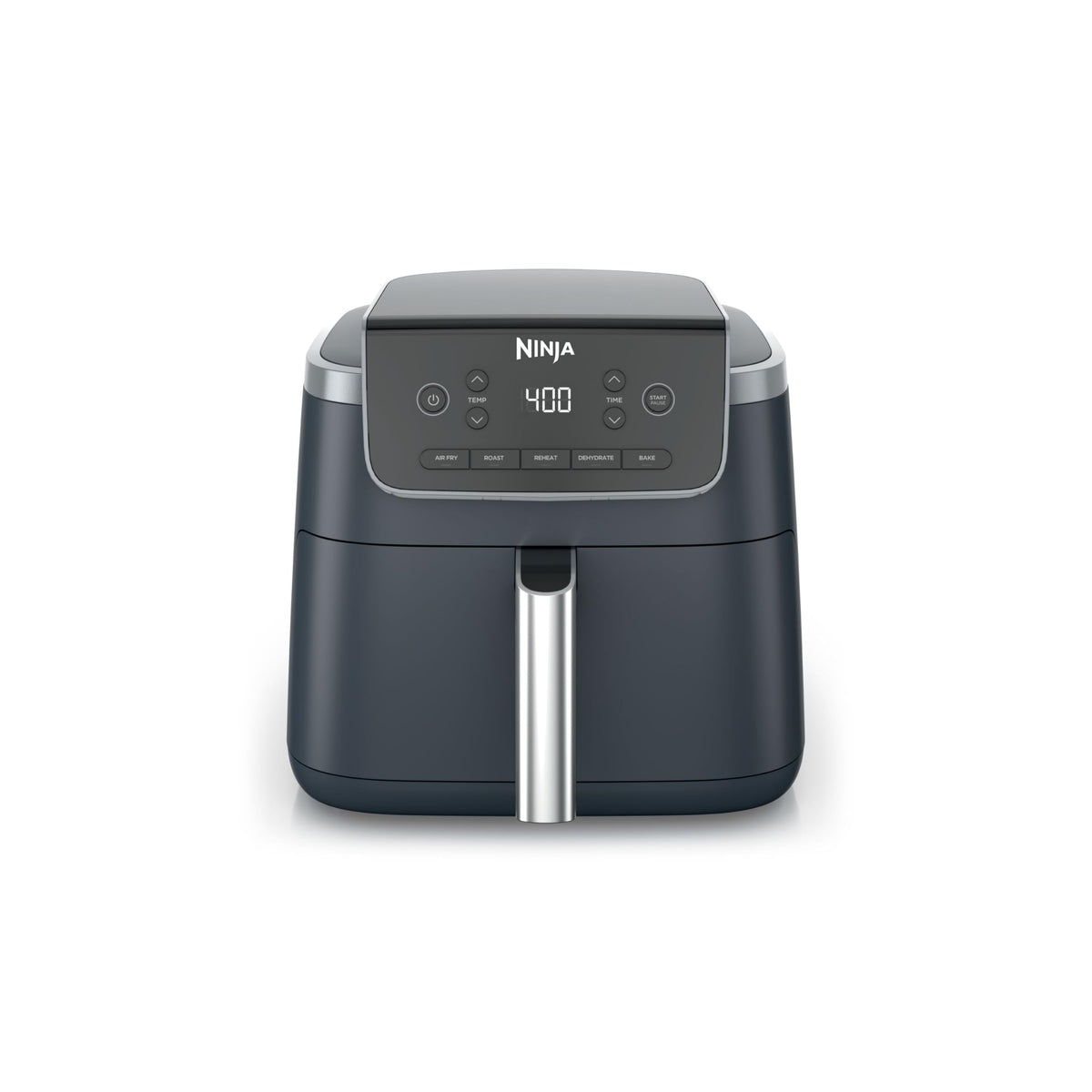 Ninja Air Fryer with Air Crisp | 5 QT Capacity fits up to 4lbs of Fries | 4-in-1 Pro Air Fry, Roast, Reheat, Dehydrate | 400°F Max Temp | 1750 Watts | W/Nonstick Basket & Crisper Plate | Grey | AF141