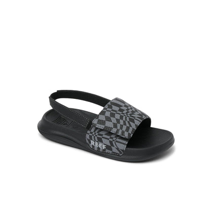 REEF Boys Sandals, Toddler/Little Kid Salty Slide, Black/White, 8REEF Boys Sandals, Toddler/Little Kid Salty Slide, Black/White, 8