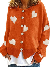 ZOCAVIA Women's Floral Knit Sweaters Cardigan Fall Winter Button Down Open Front Casual Flower Embroidered Cropped Sweaters