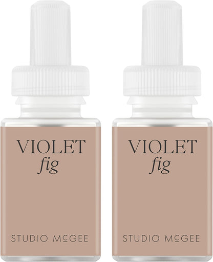 Pura x Studio McGee Home Scent Refill - Smart Air Diffuser - Up to 120-Hours of Luxury Fragrance per Refill - Home Essential - Clean & Safe Diffuser Fragrance - 2 Pack, Santal Vanilla