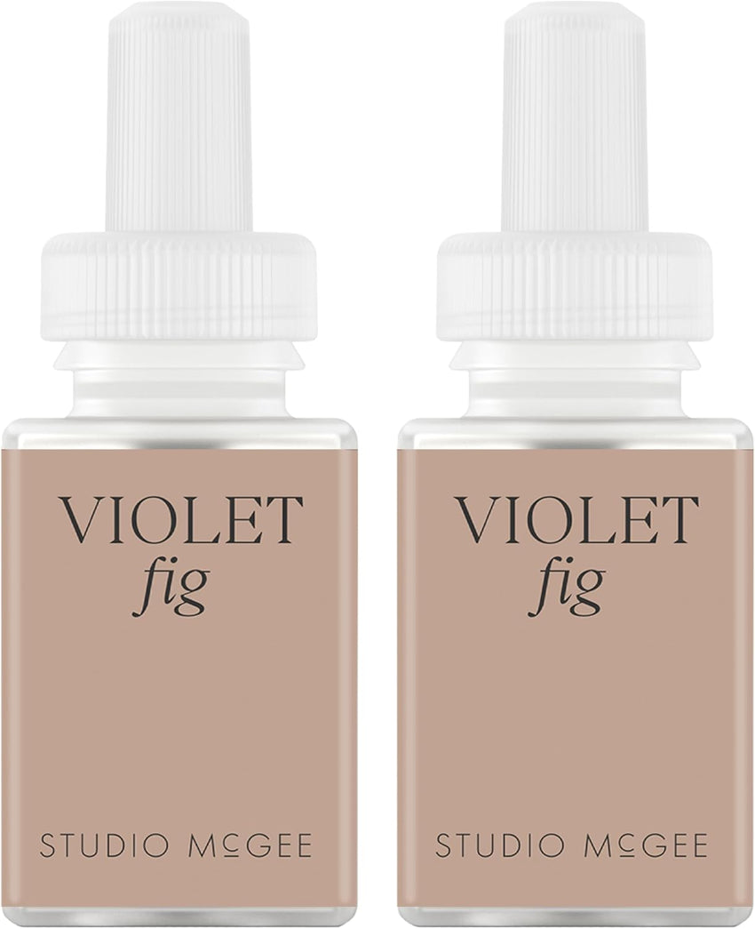 Pura x Studio McGee Home Scent Refill - Smart Air Diffuser - Up to 120-Hours of Luxury Fragrance per Refill - Home Essential - Clean & Safe Diffuser Fragrance - 2 Pack, Santal Vanilla