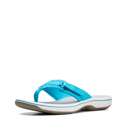 Clarks Women's Breeze Sea Flip-Flop, Navy Synthetic, 8Clarks Women's Breeze Sea Flip-Flop, Navy Synthetic, 8 used