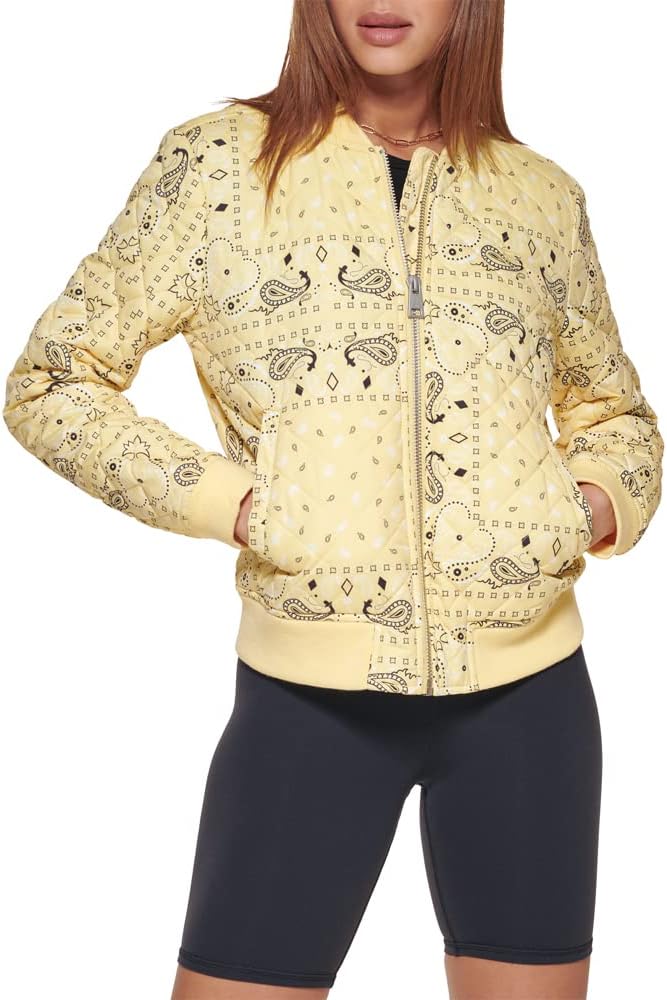 Levi's Women's Diamond Quilted Bomber Jacket With Front Pockets - Regular & Plus Sizes