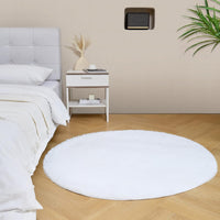 duduta Navy Blue Fluffy Plush Runner Rugs 2x6 ft Tie Dye Rectangle Shag Rug for Bedroom Dorm Living Room Kids Room, Machine Washable Anti-Slip