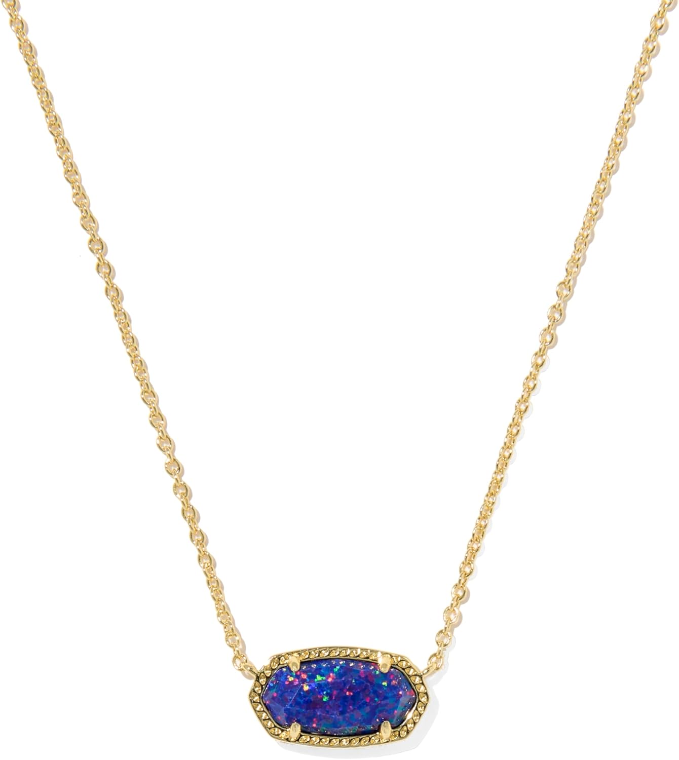 Kendra Scott Elisa Pendant Necklace for Women, Fashion Jewelry, 14k Gold-Plated