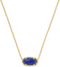 Kendra Scott Elisa Pendant Necklace for Women, Fashion Jewelry, 14k Gold-Plated