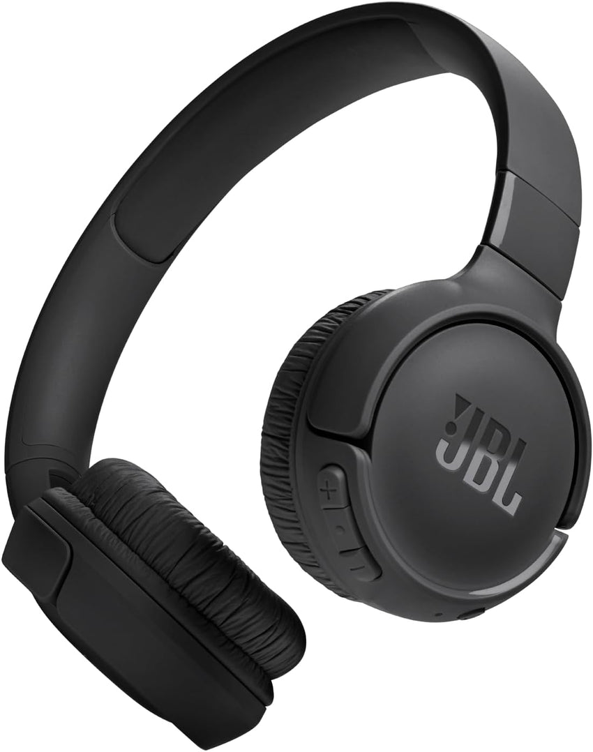 JBL Tune 520BT - Wireless On-Ear Headphones, Up to 57H Battery Life and Speed Charge, Lightweight, Comfortable and Foldable Design, Hands-Free Calls with Voice Aware (Purple)