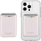 kate spade new york Morgan Magnetic Phone Wallet/Card Holder - Compatible with MagSafe Phones and Cases - Chalk Pink