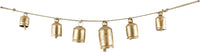 Deco 79 Rustic Metal Cowbell Decorative Bells, 4" x 3" x 29.01", Gold