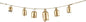 Deco 79 Rustic Metal Cowbell Decorative Bells, 4" x 3" x 29.01", Gold