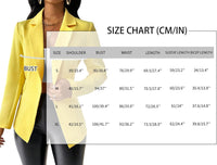 Mina Self 2025 Fall Women's Casual Blazer - Full-Lined Button Lapel Lightweight Slim Fitted Office Work Business Suit Jacket