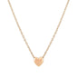 PAVOI 14K Gold Plated Cubic Zirconia Heart Necklace | Cute Dainty Love Pendant Necklaces for Women - Valentines Day Trendy Jewelry