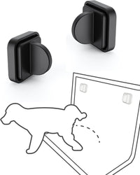 Dog Pee Pad Holder Potty Training Pad Magnetic Wall Holder for Leg-Lifting Dogs & Canine Urine Marking Strong Magnets No More Slipping Pee Pads Fit for Any Size of Puppy Pee Pads (Black)