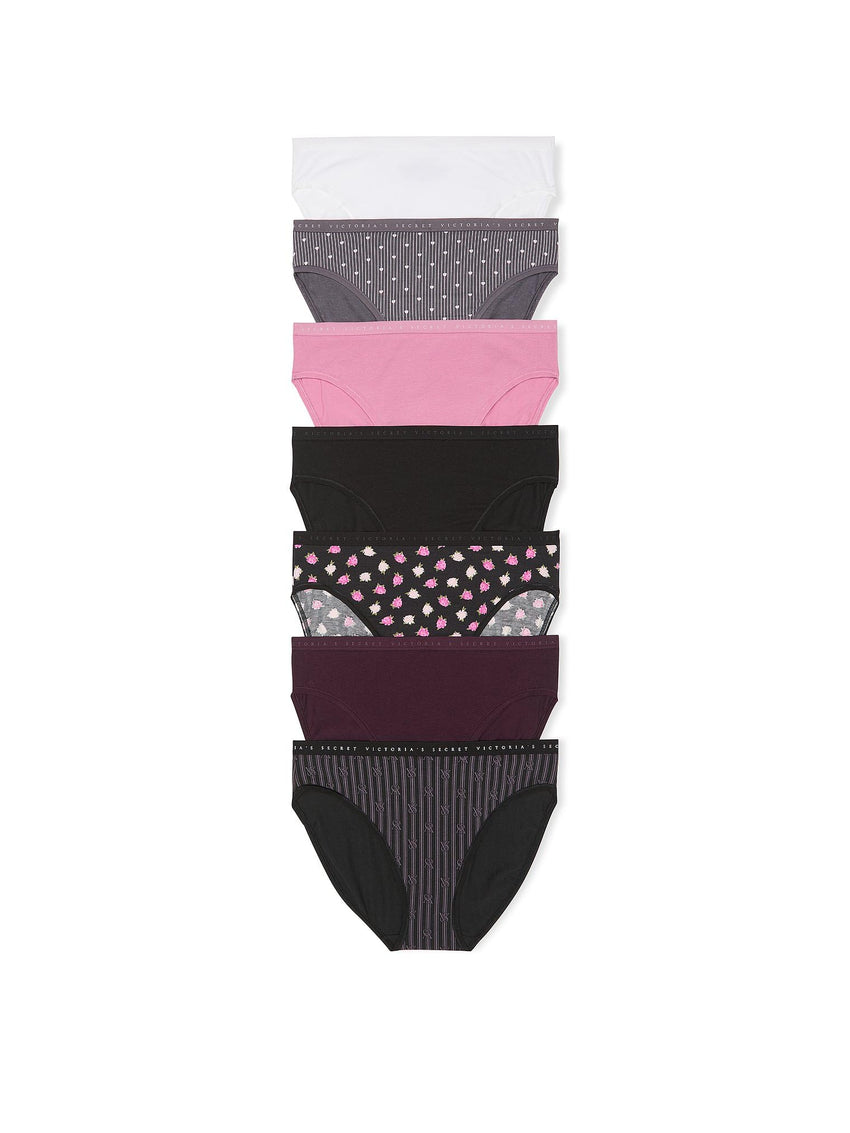 Victoria's Secret Women's Cotton Brief Underwear, Full Coverage Panties for Women, Multi Pack (XS-XXL)