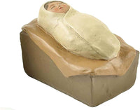 Nativity Sets for Christmas 10 Pieces - Hand Painted Nativity Scene Indoor, 4.8" Classic Figurines Holy Family Jesus Manger Crib Ornament, Xmas Decorations