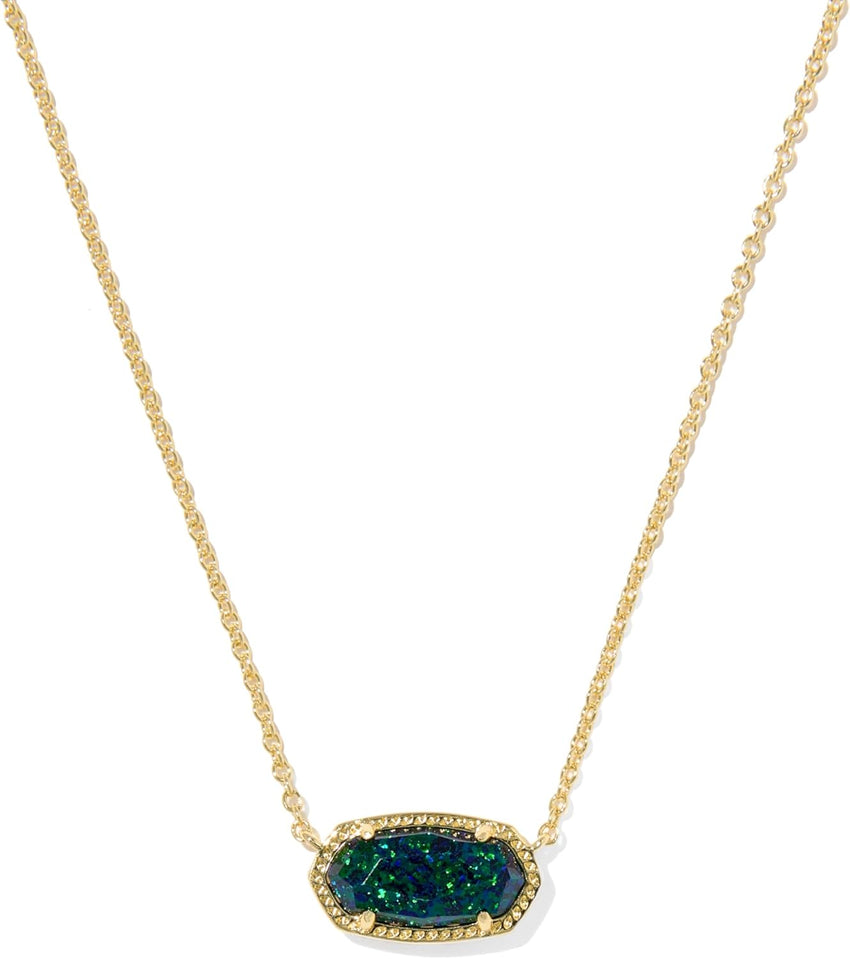 Kendra Scott Elisa Pendant Necklace for Women, Fashion Jewelry, 14k Gold-Plated