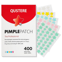 Pimple Patches for Face, Hydrocolloid Acne Patches, Cute Star Zit Covers, Colorful Spot Stickers with Tea Tree, Salicylic Acid & Cica Oil| 3 Sizes (10mm, 12mm & 14mm) |200 Count