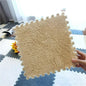 7DAY'S 40pcs 30x30cm DIY Nordic Floor Mat Splicing Carpet Plush Velvet Bedroom Rooms Pink Mat Puzzle Plush Mats Interlocking Carpet Tiles for Commercial and Home