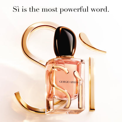 Armani Beauty - Sì Intense - Eau de Parfum - Perfume for Women - Chypre Ambery Fruity Fragrance - Blackcurrant Nectar, Damascena Rose, Black Tea Notes