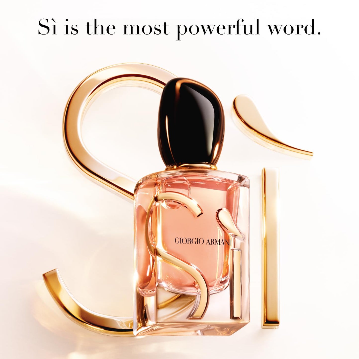Armani Beauty - Sì Intense - Eau de Parfum - Perfume for Women - Chypre Ambery Fruity Fragrance - Blackcurrant Nectar, Damascena Rose, Black Tea Notes