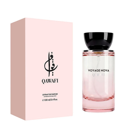 Voyage Nova Eau de Parfum for Women, Lychee Bergamot Ginger, Rose Peony Cocoa Blossom, Elegant Patchouli, Long Lasting Spring Fall Perfume, 100ml & 3.4 fl oz