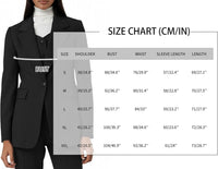 Mina Self 2025 Fall Women's Blazer Classic-Fitted Notched Lapel One-Button Front Work Business Suit Jackets with Pockets