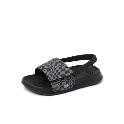 REEF Boys Sandals, Toddler/Little Kid Salty Slide, Black/White, 8REEF Boys Sandals, Toddler/Little Kid Salty Slide, Black/White, 8