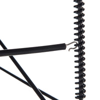 San Jamar Wireworks Cup and Lid Dispenser Fits 8 - 44 Oz. Cups, 3 Tiers with Suction Cup Feet for Restaurants, Fast Food, And Kitchens, Plastic, 8.25 X 20.5 X 22.5 Inches, Black