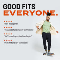 Pair of Thieves Men's Off Duty Tapered Super Soft Lounge Pants - Cotton Blend Joggers