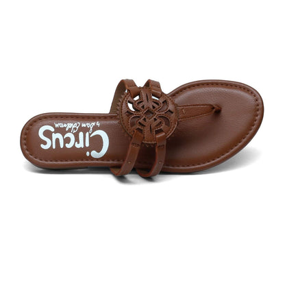 Circus NY by Sam Women's Canyon Sandal, saddle tumbled bolt, 10 M US
