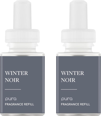 PuraHome Scent Refill - Smart Home Air Diffuser - Up to 120-Hours of Luxury Fragrance per Refill - Home Essential - Clean & Safe Diffuser Fragrance - 2 Pack, Cozy Cashmere