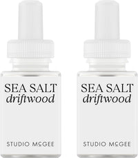 Pura x Studio McGee Home Scent Refill - Smart Air Diffuser - Up to 120-Hours of Luxury Fragrance per Refill - Home Essential - Clean & Safe Diffuser Fragrance - 2 Pack, Santal Vanilla