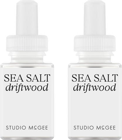 Pura x Studio McGee Home Scent Refill - Smart Air Diffuser - Up to 120-Hours of Luxury Fragrance per Refill - Home Essential - Clean & Safe Diffuser Fragrance - 2 Pack, Santal Vanilla