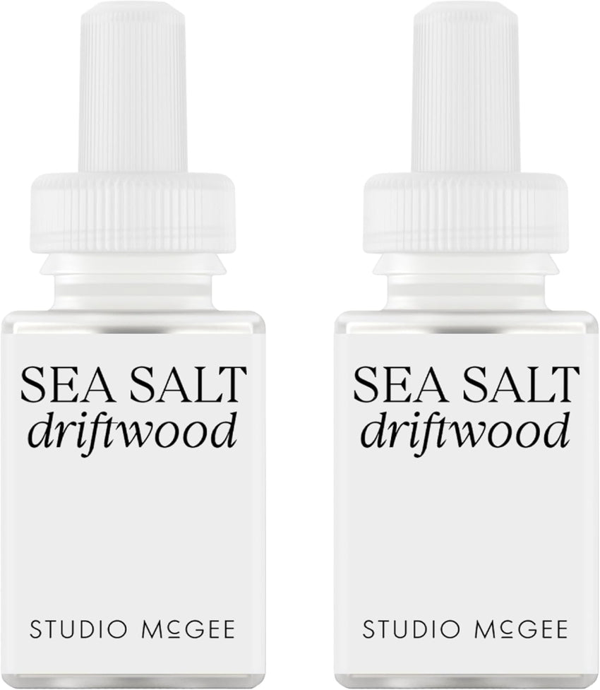 Pura x Studio McGee Home Scent Refill - Smart Air Diffuser - Up to 120-Hours of Luxury Fragrance per Refill - Home Essential - Clean & Safe Diffuser Fragrance - 2 Pack, Santal Vanilla