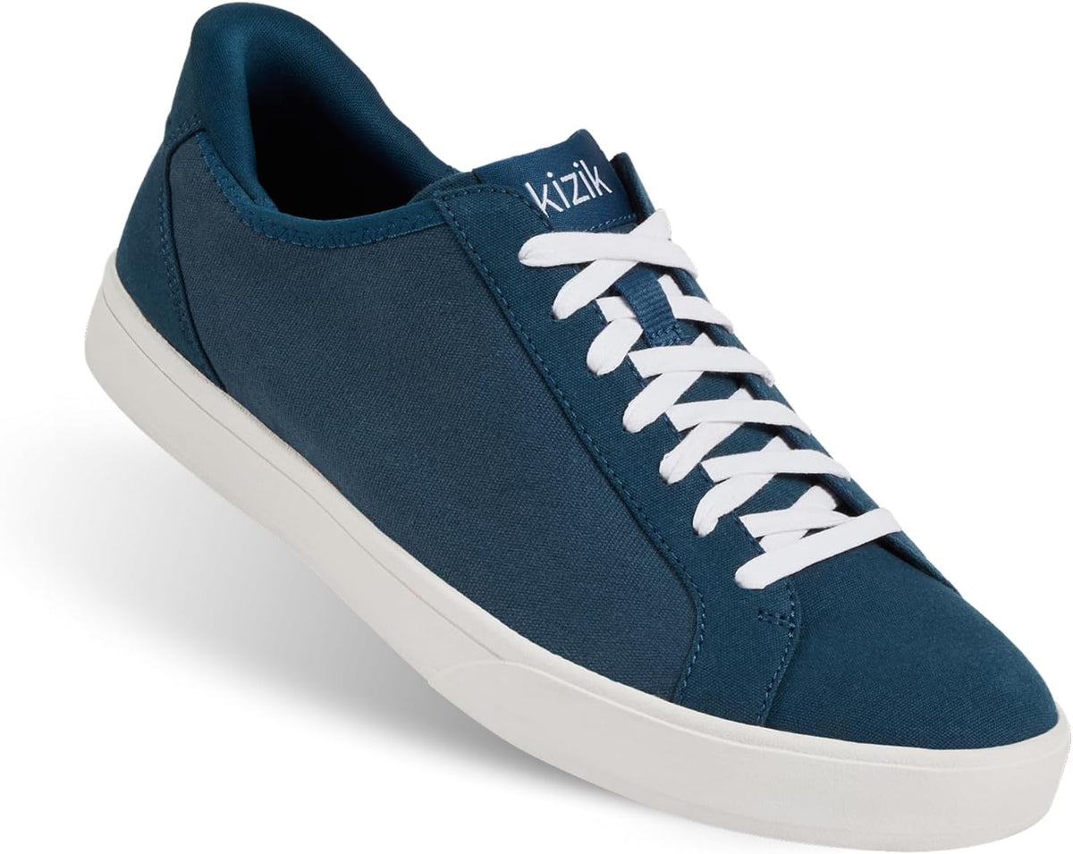 Kizik Irvine Slip On Sneakers: Low-Profile Stretch Canvas, Rubber Soles, Casual Shoes for Women & Men, Hands Free Convenience, Wide Toe Box Options