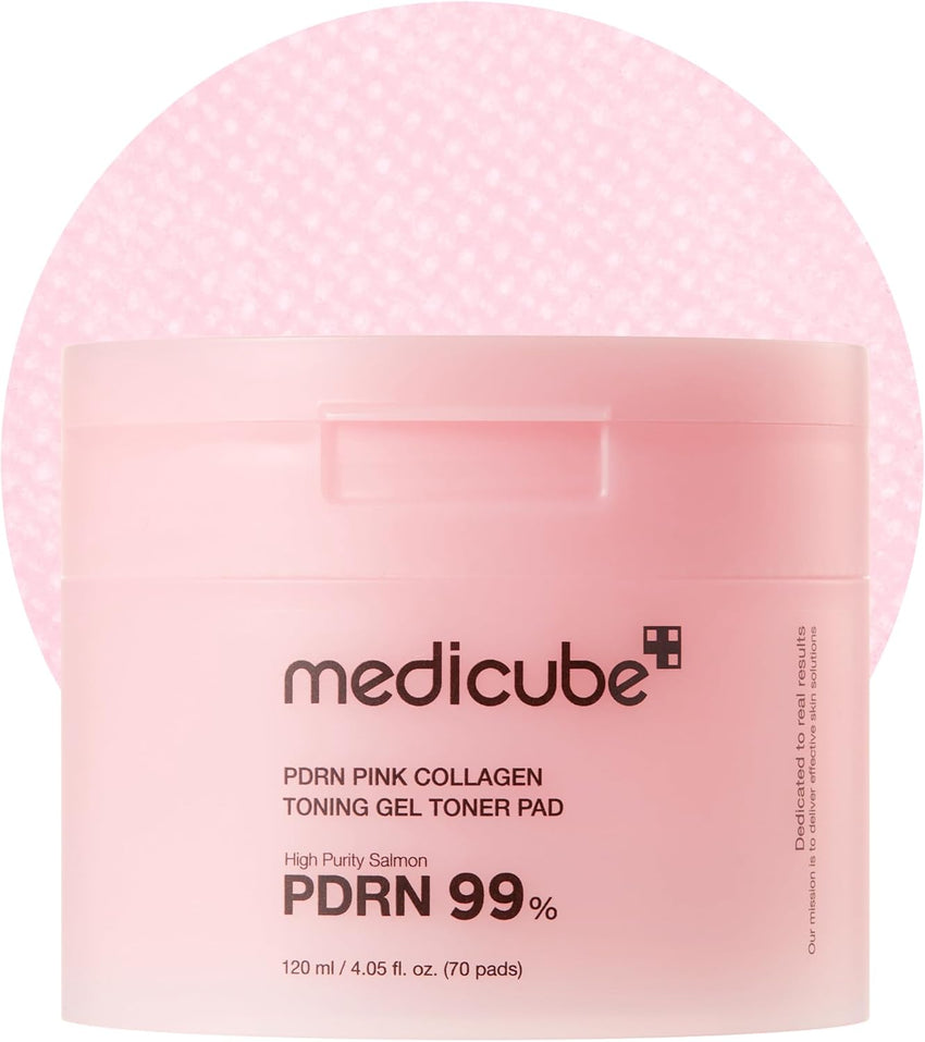 medicube Toner Pads Zero Pore Pad 2.0 | Dual-Textured Facial Pad for Exfoliation and Pore Care with 4.5% AHA Lactic Acid, 0.45% BHA Salicylic Acid | Ideal for All, Korean Skin Care, 70 Pads (1 Pack)