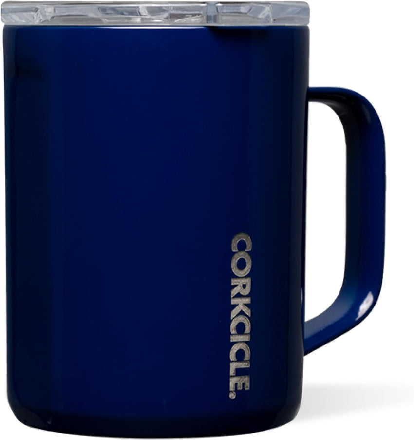 Corkcicle Classic Coffee Mug - Triple Insulated Stainless Steel for Travel - Shatter-Proof Lid - Keeps Drink Hot Over 3 Hours - Holiday Mug Gift - Great for Gifting Warmth - 16 oz - Dragonfly
