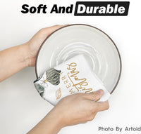 Artoid Mode Green Xmas Tree Ornament Christmas Kitchen Towels Dish Towels, 18x26 Inch Farmhouse Holiday Snowflake Winter Decoration Cleaning Set of 4