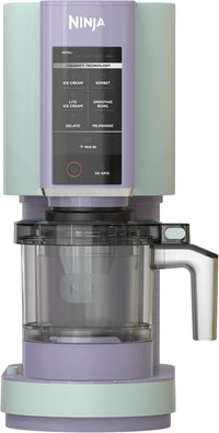 Ninja NC301 CREAMi Ice Cream Maker, for Gelato, Mix-ins, Milkshakes, Sorbet, Smoothie Bowls & More, 7 One-Touch Programs, with (2) Pint Containers & Lids, Compact Size, Perfect for Kids, Silver