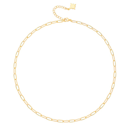 Aobei Pearl 18K Gold Plated Paperclip Chain Choker Satellite Chain Freshwater Cultured Biwa Pearl Pendant Necklace Dainty Turquoise Jewelry for Women
