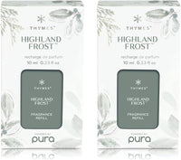 Thymes Pura Refills – 2 Pack of Oil Diffuser Scents – Long-Lasting Pura Diffuser Refills – Premium Home Fragrance – Notes of Pressed Apple, Clove & Cardamom (Simmered Cider, Pack of 2)