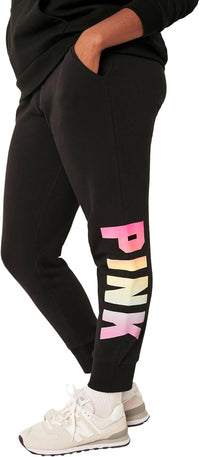 Victoria's Secret Women's Pink Logo Fleece Jogger Sweatpants, (XS-XXL)