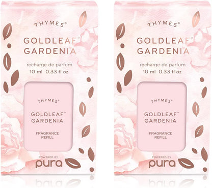 Thymes Pura Refills – 2 Pack of Oil Diffuser Scents – Long-Lasting Pura Diffuser Refills – Premium Home Fragrance – Notes of Pressed Apple, Clove & Cardamom (Simmered Cider, Pack of 2)